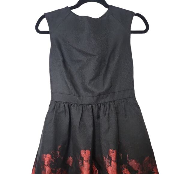 Cynthia Steffe Metallic Floral Dress Size 4 - Picture 6 of 14